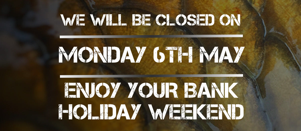 We are Closed This Bank Holiday Monday.