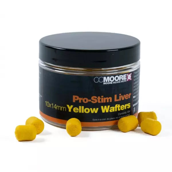 CC Moore Pro Stim Liver 10x14mm Yellow wafters