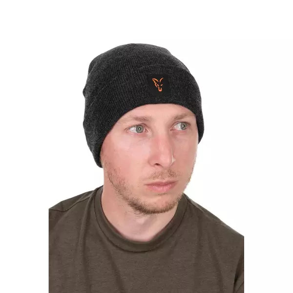 Fox Black Orange Beanie Hat