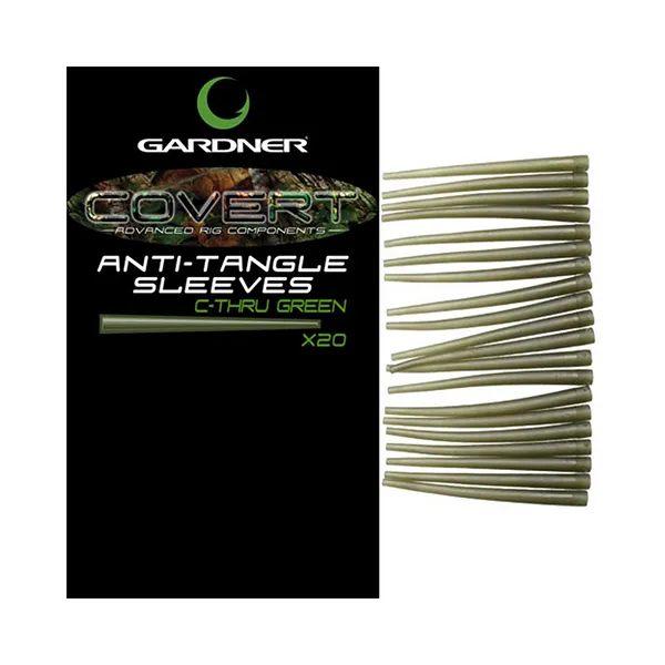 Gardner Covert Anti Tangle Sleeves C-Thru Green