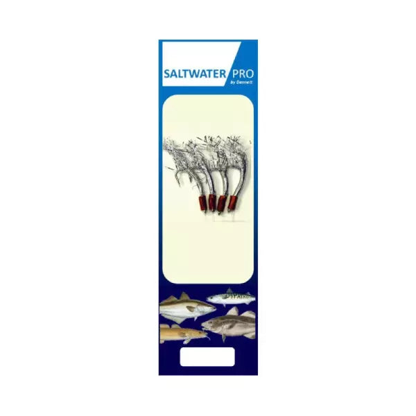 Dennetts Mackerel Feathers Silver