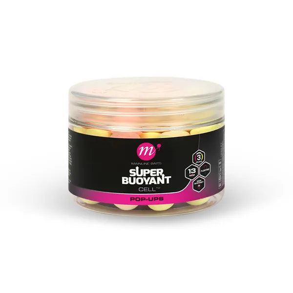 Mainline Baits Super Buoyant Pop Ups Pink/Yellow/White Mix Cell