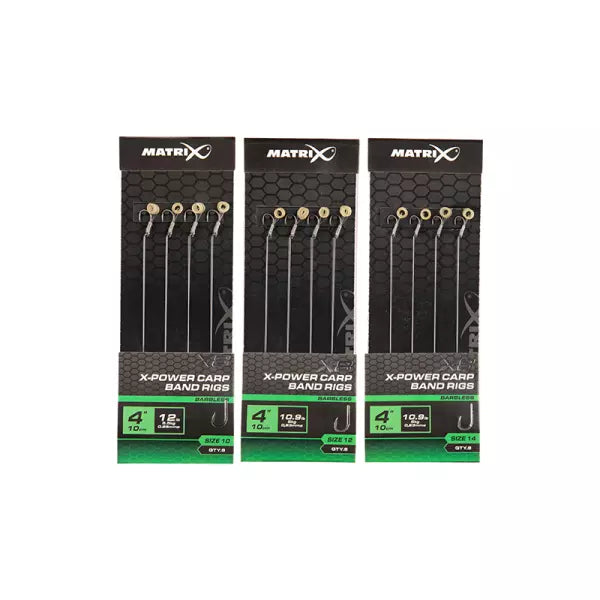 Matrix X Power Carp Band Rigs 4"