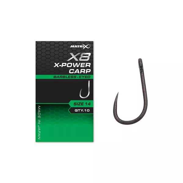 Matrix X8 X Power Carp Hooks
