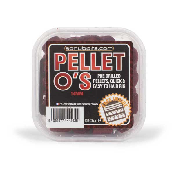 Sonubaits Pellet O's Pre-Drilled Pellets 14mm