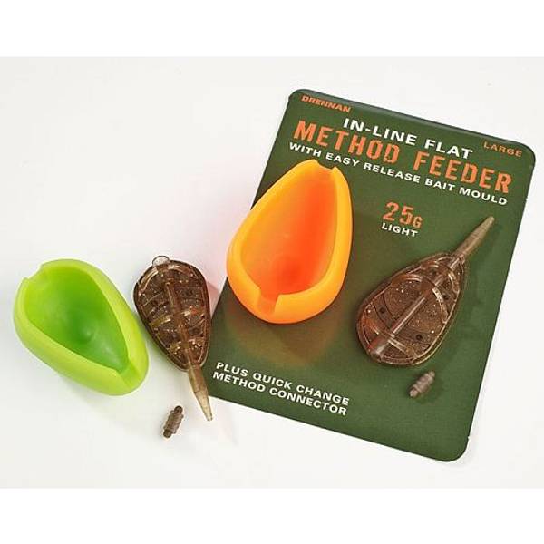Drennan In Line Flat Method Feeder and Mould Large