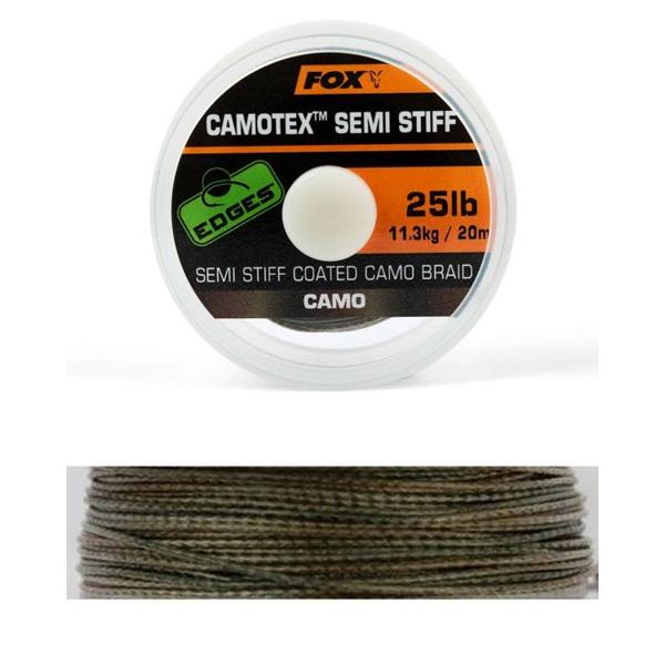 Fox Edges Camotex Semi Stiff Coated Hooklink