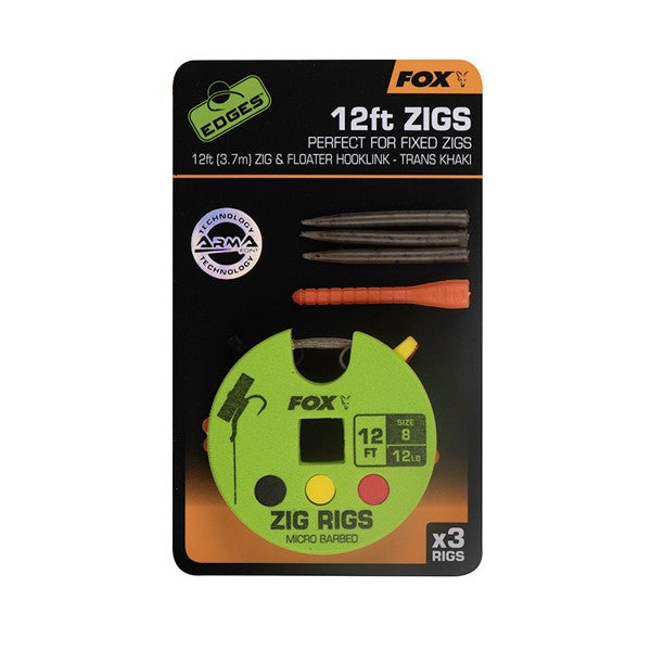 fox edges ready tied zig rigs