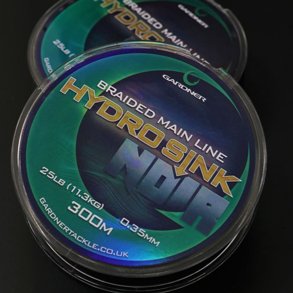 braided fishing line that sinks Gardner Hydro Sink Noir Braid Mainline – St Ives Tackle