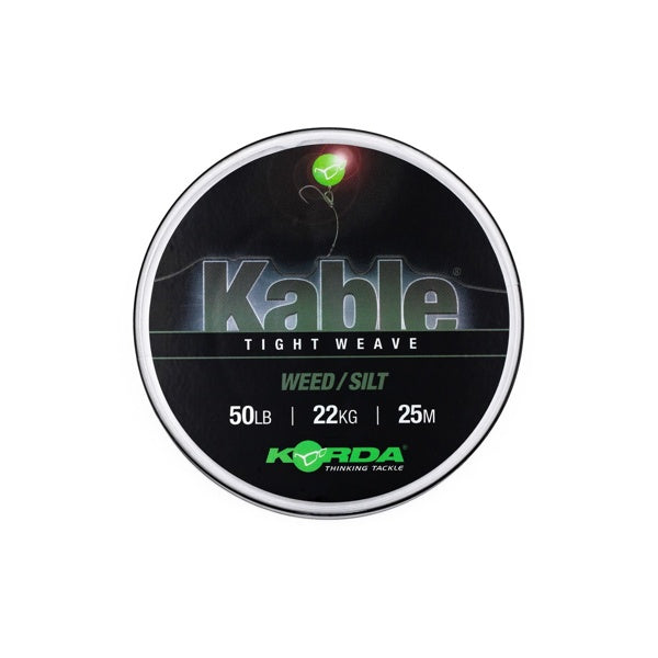 Korda Kable Tight Weave Leadcore 25m Weed/Silt