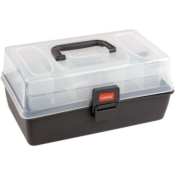 Leeda 3 Tray Deluxe Cantilever Tackle Box – St Ives Tackle Leeda 3 Tray Deluxe Cantilever Tackle Box – St Ives Tackle