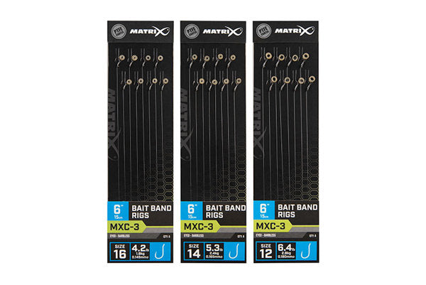 Matrix Bait Band Rigs MXC-3 6in
