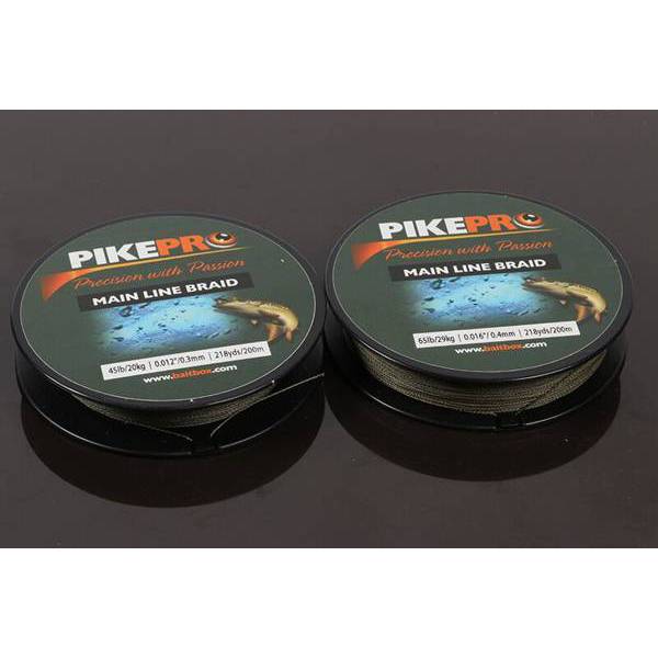 pike fishing braided line PikePro Braid Main Line Pike Fishing 200m – St Ives Tackle