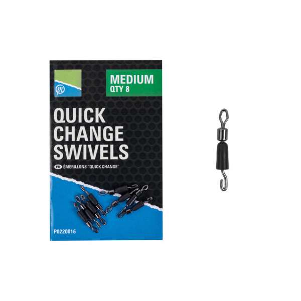 Preston Quick Change Swivels Medium