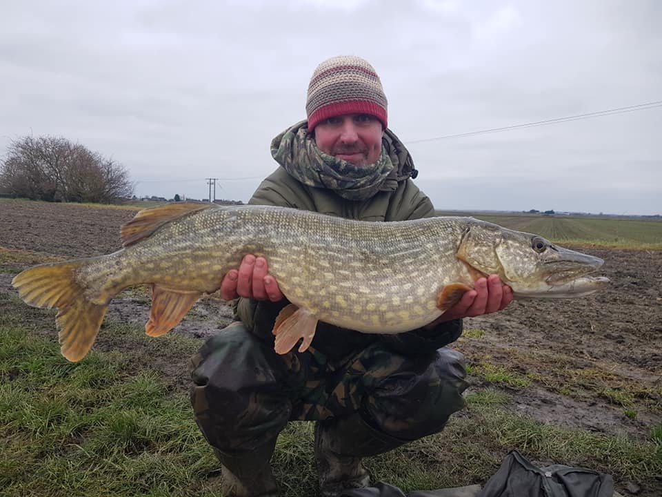 Pike fishing on a Fenland River in Sub Zero Conditions. – St Ives
