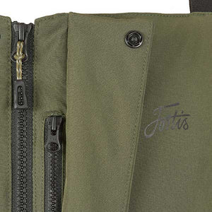 Fortis Tundra Salopettes Front Zip Detail