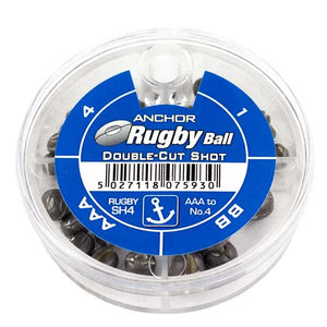 Anchor Rugby Ball Double Cut Shot 4 Pack