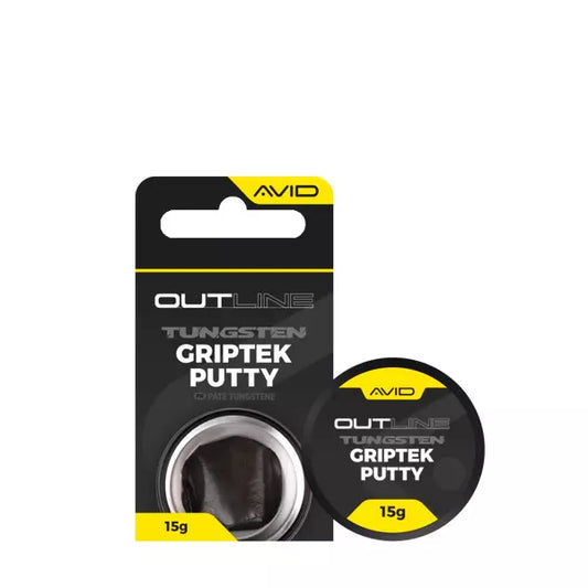 Avid OutLine Tungsten Griptek Putty packaging on a white background