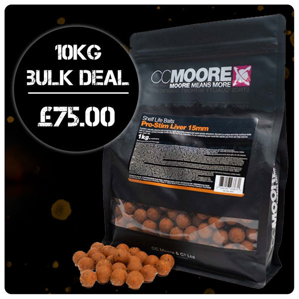 CC Moore Pro Stim Liver 10kg Bulk Boilie Deal