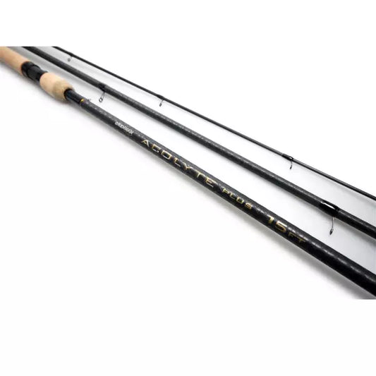 Fishing rod with 'Accolade' branding on a white background