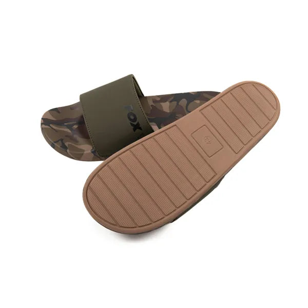 Fox Camo/Khaki Sliders Sole