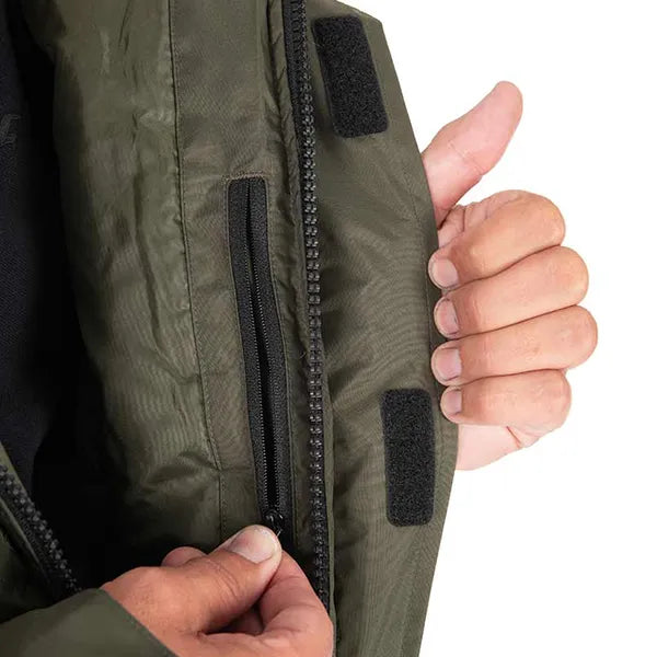 Fox Collection Winter Suit Green Internal Pocket