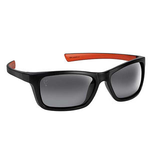 Fox Collection Black/Orange Poloarised Sunglasses