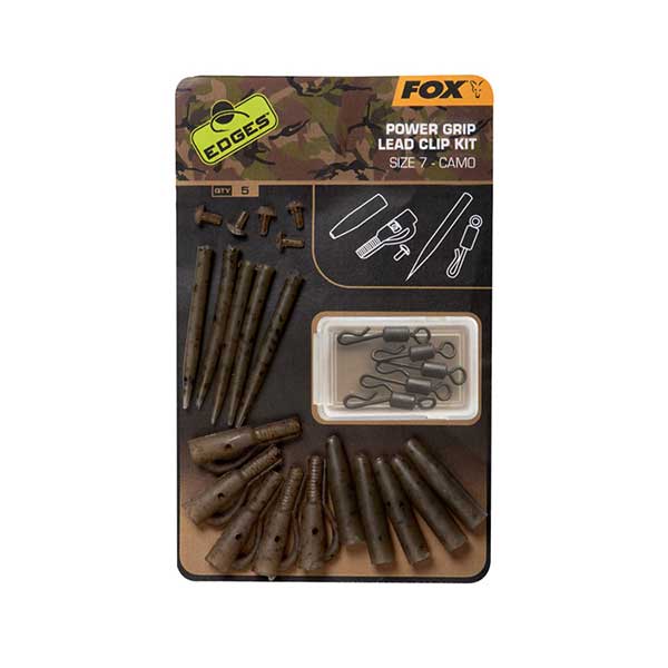 Fox Edges Power Grip Lead Clip Kit Camo