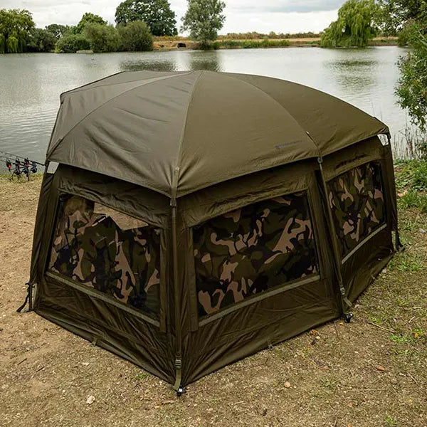 Fox Frontier II X Bivvy Rear View with Vents