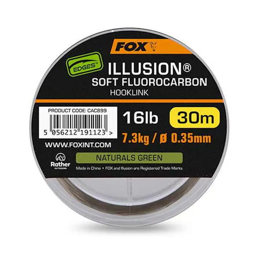 Fox Illusion Soft Fluorocarbon Hooklink 16lb