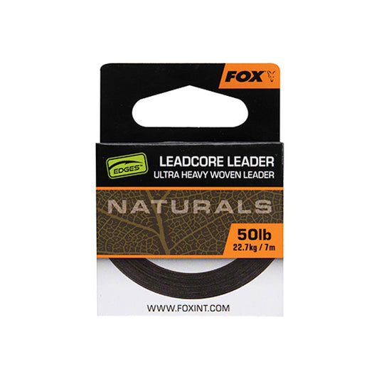 Fox Edges Naturals Leadcore Leader 7m 50lb