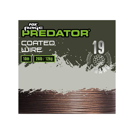 Fox Rage Predator 19 Strand Coated Steel Pike Trace Wire