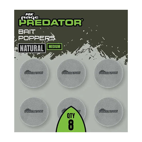 Fox Rage Predator Bait Poppers Natural