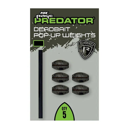 Fox Rage Predator Camo Deadbait Pop-Up Weights