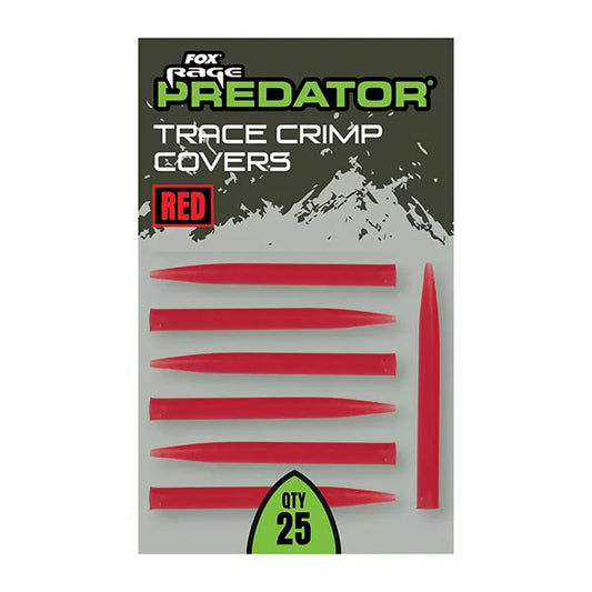 Fox Rage Predator Crimp Covers Red