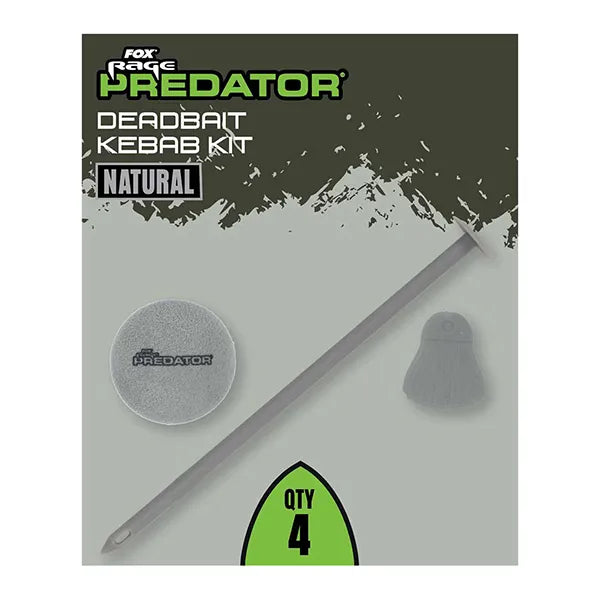 Fox Rage Predator Deadbait Kebab Kit Natural