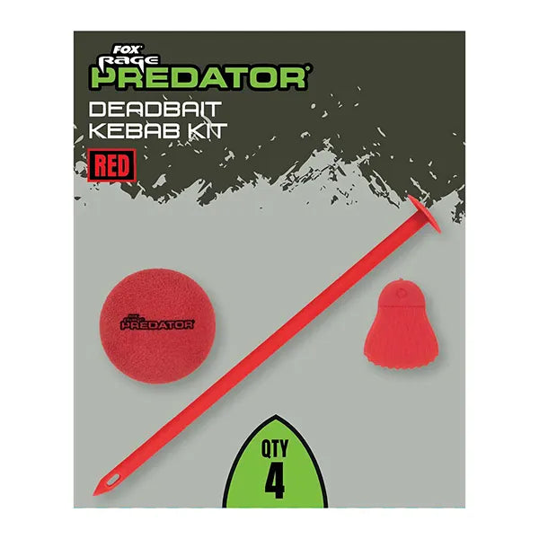 Fox Rage Predator Deadbait Kebab Kit Red