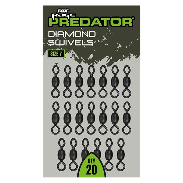 Fox Rage Predator Diamond Swivel Size 7