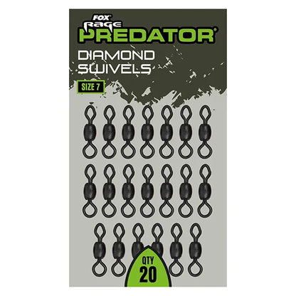 Fox Rage Predator Diamond Swivel Size 7