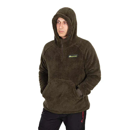 Fox Rage Predator Sherpa Hoody Hood Up