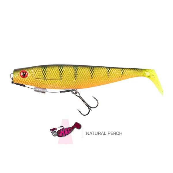 Fox Rage UV Pro Shad Loaded 14cm Natural Perch