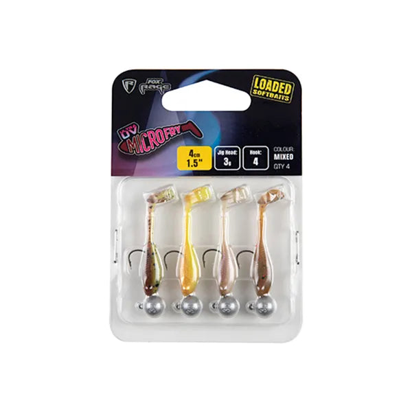 Fox Rage UV Micro Fry 4cm Loaded
