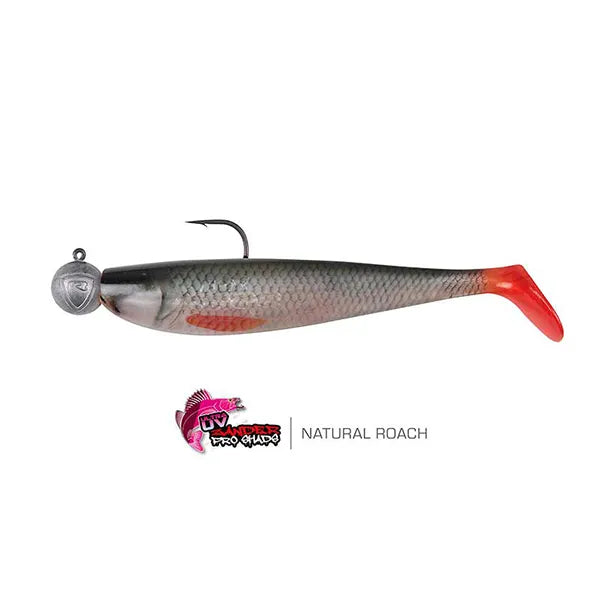 Fox Rage Ultra UV Zander Pro Shad 12cm Natural Roach
