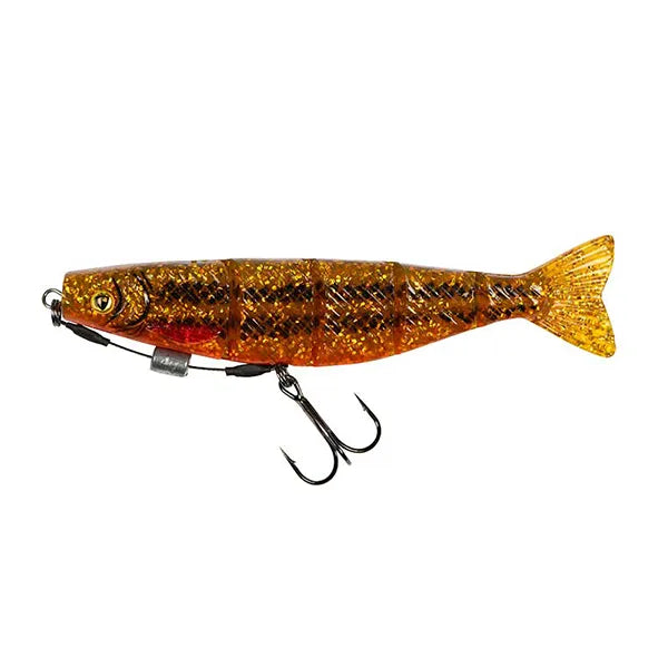 Fox Rage UV Pro Shad Jointed Loaded 14cm Goldie
