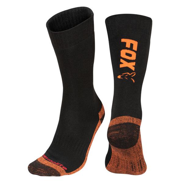 Fox Black Orange Thermolite Long Socks