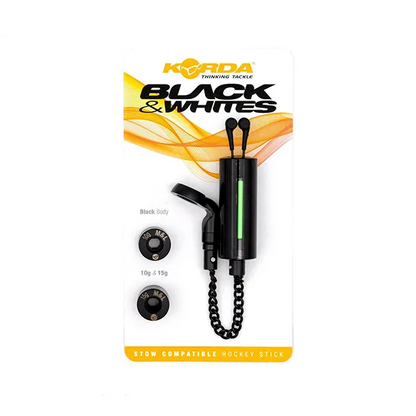 Korda Black & White Bobbins Black