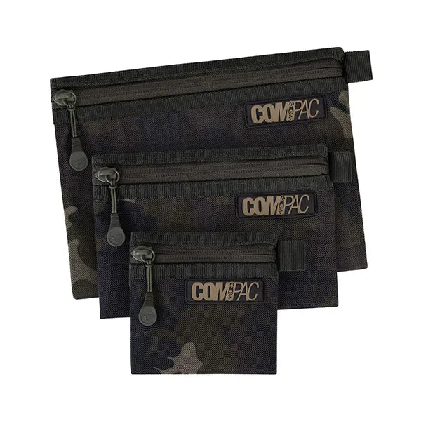Korda Compac Wallets Dark Kamo Set of 3