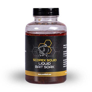 Nashbait Scopex Squid Liquid Bait Soak 250ml
