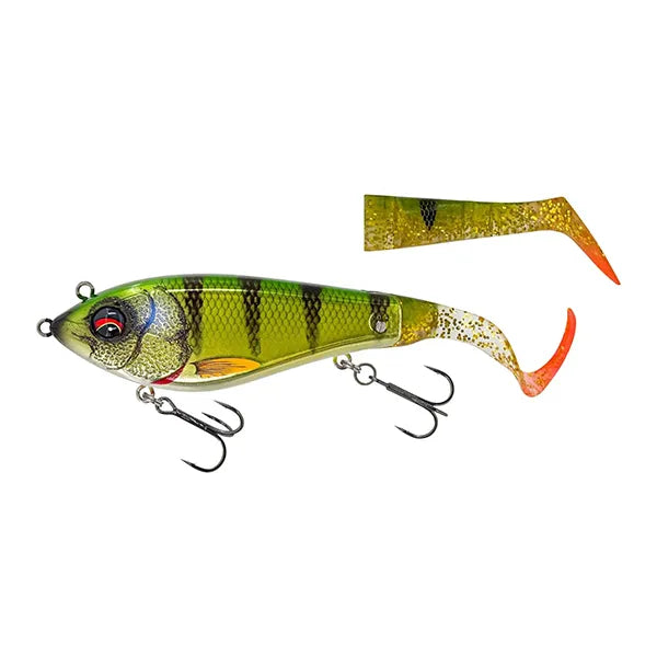 Savage Gear Deviator Tail Slow Sinking Lure Chrome Perch