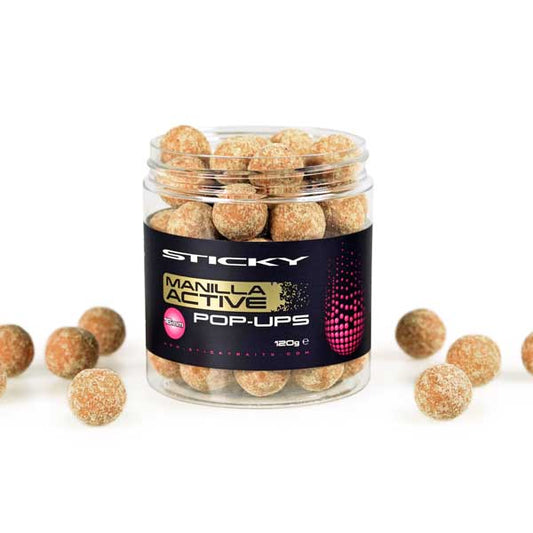 Sticky Baits Manilla Active Pop Ups 16mm